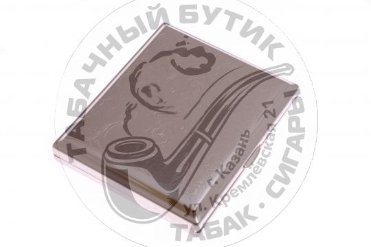 Портсигар Stoll на 18 сигарет, нержавеющая сталь