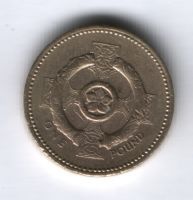 1 фунт 2001 г. Великобритания, Кельтский крест