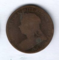 1/2 пенни 1899 г. Великобритания