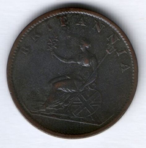 1/2 пенни 1807 г. Великобритания