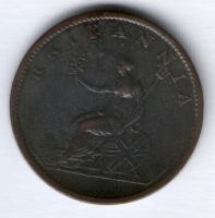 1/2 пенни 1807 г. Великобритания