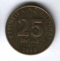 25 сентимо 1998 г. Филиппины