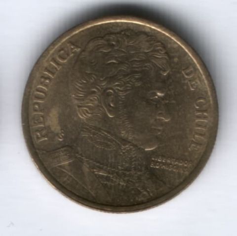 10 песо 2003 г. Чили