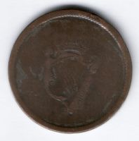 1 пенни 1805 г. Ирландия
