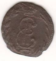 полушка 1770 г. монета сибирская