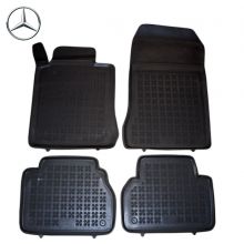 Коврики Mercedes E (W210) от 1995 - 2003 в салон резиновые Rezaw Plast (Польша) - 4 шт.