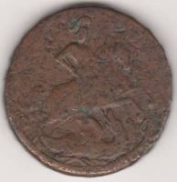 2 копейки 1757 г. Гуртовая надпись