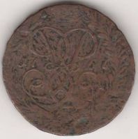 2 копейки 1757 г. Гуртовая надпись