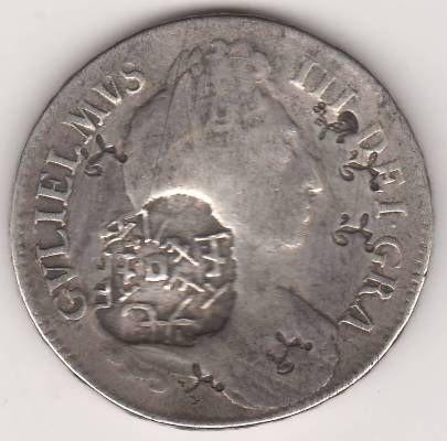 1 крона 1696 г. Англия