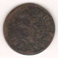 полушка 1707 г. Петр I