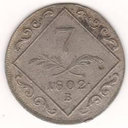 7 крейцеров 1802 г. Австрия