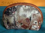 Косметичка гобеленовая "Кошки-1"