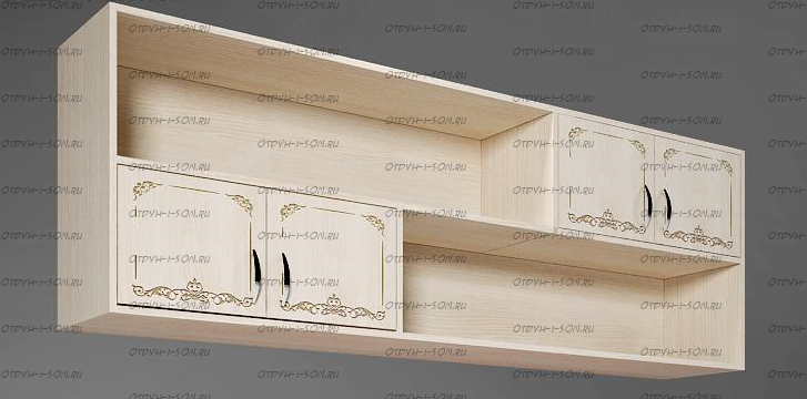 Мост надкроватный Классика 13/12 ФКК (194х33х66)