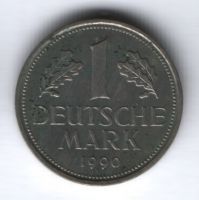 1 марка 1990 г. Германия