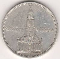 5 марок 1934 г. Германия