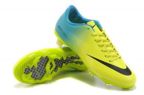 Бутсы Nike Mercurial Glide III FG-Silver / Green / Black