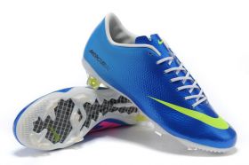 Бутсы Nike Mercurial Glide III FG-Silver / Green / Black