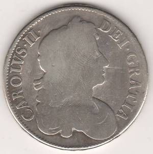 1 крона 1677 г. Англия