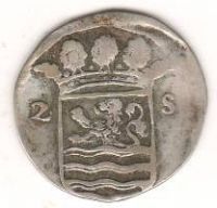 2 стивера 1717 г. Зеладния