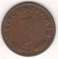 1 пфенниг 1937 г. Германия