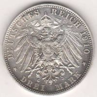 3 марки 1910 г. Бавария