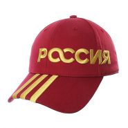 Бейсболка бордовая Adidas Russia 3S Euro 2016 Cap AJ4730