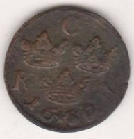 1/6 орэ 1680 г. Швеция