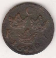 1/6 орэ 1680 г. Швеция