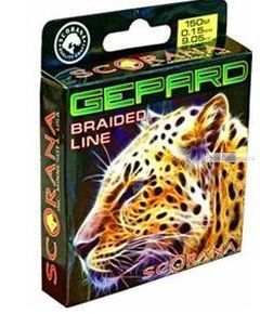 Леска плетен. Scorana "Gepard" Green 150 м