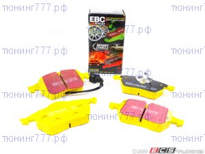 Колодки тормозные, EBC Yellow Stuff, передние на Аутлендер 3.0л