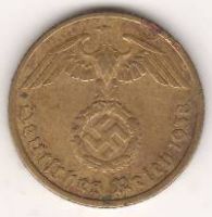 10 пфеннигов 1938 г. Германия