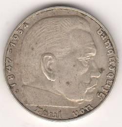 2 марки 1937 г. Германия