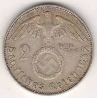 2 марки 1937 г. Германия