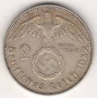 2 марки 1937 г. Германия