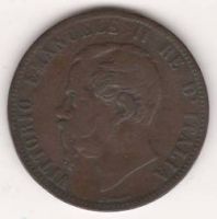 10 чентезимо 1867 г. Италия