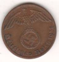 1 пфенниг 1938 г. Германия