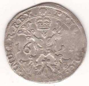 1/4 патагона 1654 г. редкая.Брабант