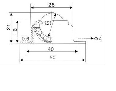 Шариковая опора