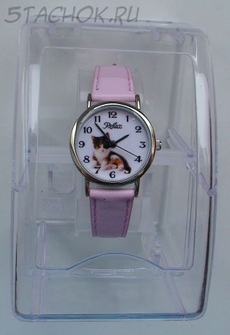 Часы для девочки "Котик-2"