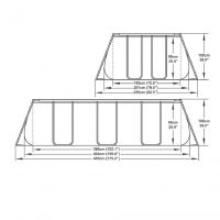 Каркасный бассейн Bestway 56441 (404х201х100) с картриджным фильтром