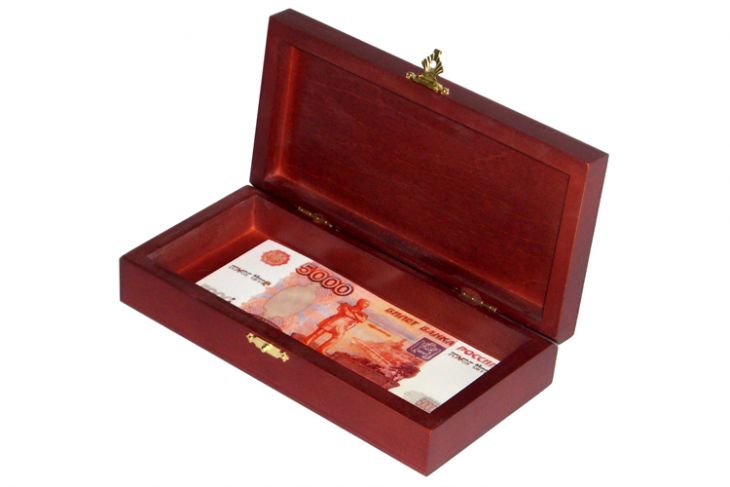 Шкатулка для одной валюты