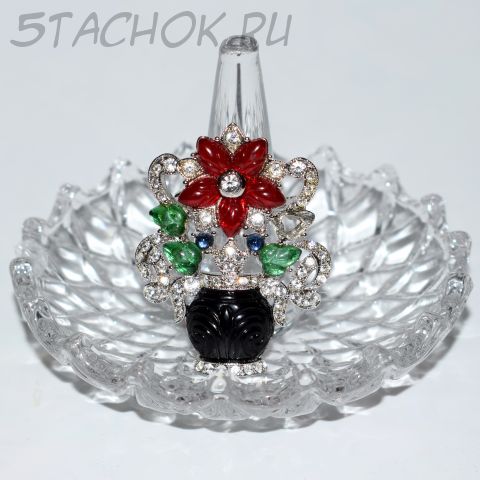 Брошь "Букет" (M США)