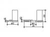 Keuco Edition 400 Двойной держатель со стаканом и мыльницей 11556 ФОТО