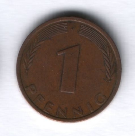 1 пфенниг 1976 г. ФРГ Германия