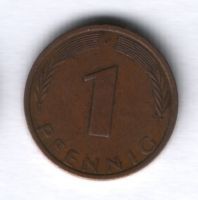 1 пфенниг 1976 г. ФРГ Германия