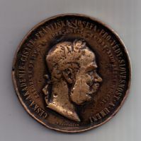 медаль 1890 г. Чехия. Австрия