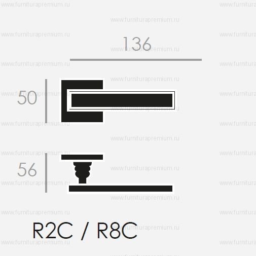 Дверная ручка Groel 570 Malika