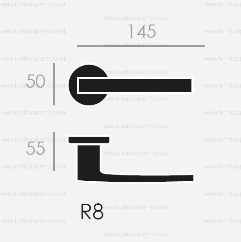 Ручка Groel 817 Angolo Black