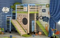 Кровать-чердак Домик №6 Wood