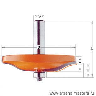 Фреза филеночная A нижн. подш. S12 D 82,5 x 15 CMT 990.501.11